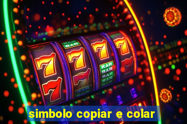 simbolo copiar e colar